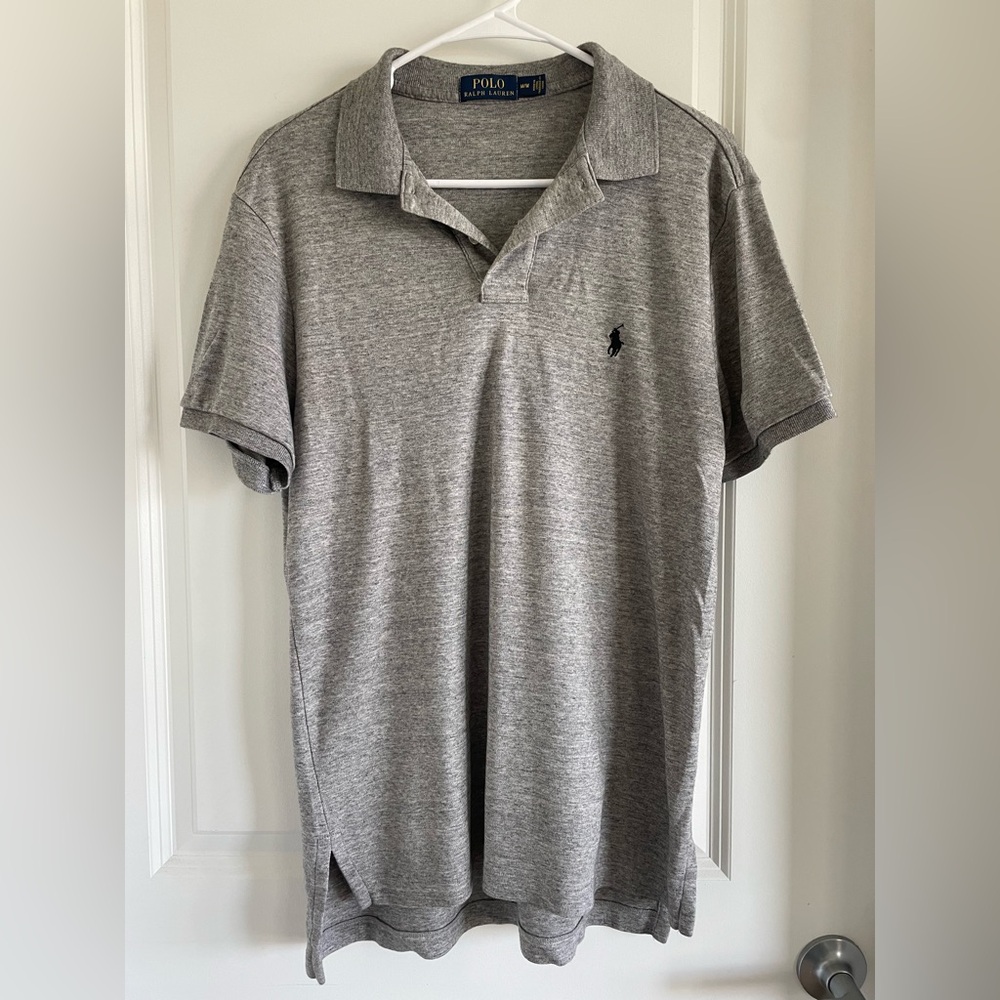 Polo by Ralph Lauren Light Gray Men's Polo Shirt